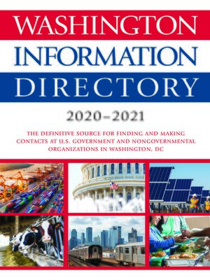cover image of Washington Information Directory 2020-2021